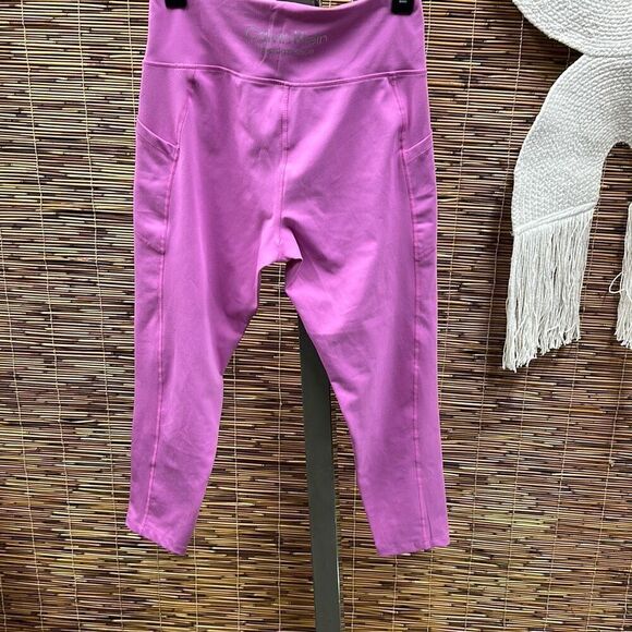 Calvin Klein Performance Embrace Super High Waist 7/8 Leggings Size L - Picture 3 of 3